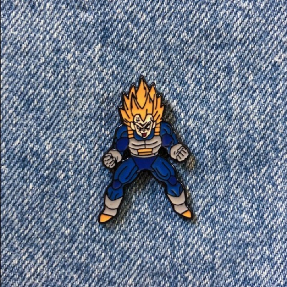 Super Saiyan Vegeta Enamel Pin